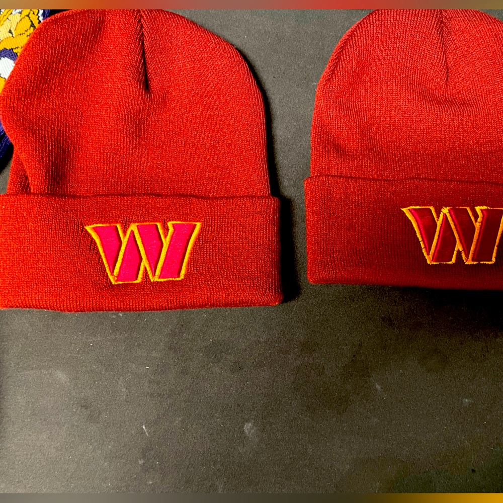 Washington Commander Skull hats